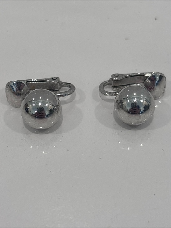 Coro Jewelry - Vintage Coro Silver-Tone Ball Clip-On Earrings – Signed Costume Jewelry
